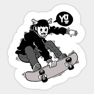 SKATE AN DESTROY Sticker